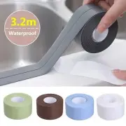 Self Adhesive Waterproof Sealant Caulk Strip Sealing Tape Kitchen Toilet Bathtub