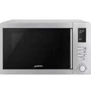 Smeg 34 Litre Inverter Microwave with Convection - Stainless Steel