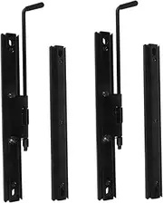 Garneck Vehicle Seat Slider Track 2 Pairs Universal Seat Sliding Replacement for Car Go Kart Off-road
