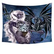 Cool Fantasy Drawings Dragons Worn the Mistress Tapestry