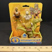 2015 Imaginext Velociraptor & Bone Tribe Warrior Dinosaurs Prehistoric NIB
