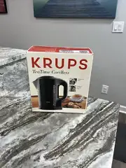 Krups Teatime Cordless Kettle Rare New In Box