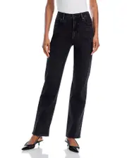 Frame The Ruler Straight Leg Jeans in Grit