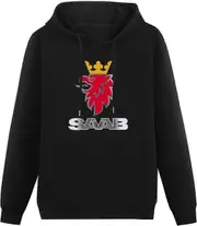 Saab New Unisex Hoody Fashion Cotton Hoodie&Tops For Men High quality smooth lines L