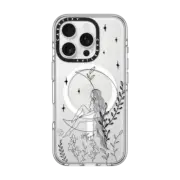 iPhone 16 Pro Clear Case MagSafe Compatible Moon Goddess by Nature Magick