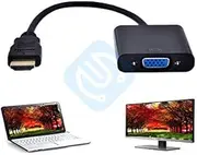 720P 1080P HDMI Male to VGA Female Video Converter Adapter Cable for PC Laptop DVD RGB HDTV TV Monitor for PC DVD HDTV TV