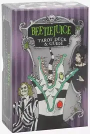 New BEETLEJUICE TAROT DECK & GUIDE Complete 78 Card Set Based On Tim Burton Film