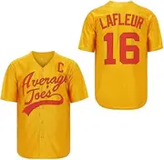 [THE GROSS SISTERS] Men's #16 Peter Lafleur Average Joes Dodgeball Jersey Dodgeball Hip Hop Movie Baseball Jerseys