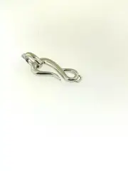 Sterling Silver Gold Plated Hook & Eye Clasps
