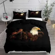 v4178 Bed Sheets Animal Flying Eagle Duvet Cover Set Super Pillowcase Bed Sheets IU4178