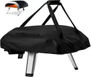 [UDODIY] Pizza Oven Cover for Ooni Koda 16, Waterproof Portable Pizza Oven Cover with Handle 420D Oxford Fabric Weather Resistant DustProof Pizza Oven Cover Outdoor Camping Carry Cover 76x60x21cm