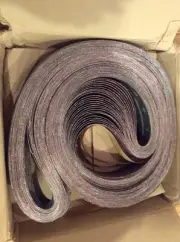 MERIT 1-1/4"x132" Sanding Belt P60X Grain SX395 Aluminum Oxide (box of 50)