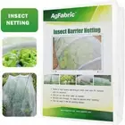 Agfabric 5x50ft Bug Net Insect Bird Netting, Garden Netting Against Bugs,White