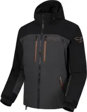 FXR Helium Pro 3-in-1 2025 Snowmobile Jacket, black-brown, Size XL for Men Black Brown