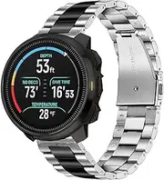 [Lamshaw] Compatible with SUUNTO OCEAN bands, 20mm, 22mm Stainless Steel Metal Replacement Straps Compatible with SUUNTO OCEAN, RACE, RACE S, VERTICAL, 9 PEAK, 9 PEAK PRO, 5 Peak, 3 Smartwatch