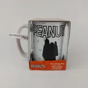 Peanuts Snoopy Color Change Doghouse Pumpkin Fall Halloween 15oz Coffee Cup Mug