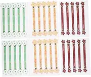 jojofuny 30 Sheets Handmade Self Adhesive Decorative Sealing Stickers of Floral Labels for Mooncake Packaging Convenient and Practical for Wrapping and Custom Sealing