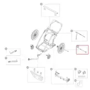 Thule Clevis Axis Assembly Quick Release for Thule Chariot Sports Cross 2