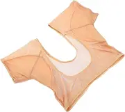 NOLITOY Underarm Sweat Pads Underarm Sweat Vest Garment Shield Sweating Vest Waist Trainer for Women Armpit Underarm Vest Tank Top Sweat Breast Sweat Absorbing Pads Underarms Nylon White