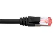 Hypertec 1.5m RJ45-RJ45 Cat6A 4 Pair LSZH Unshielded Patch Lead Black