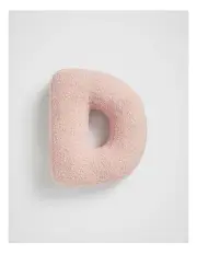 [Seed Heritage] Teddy Initial D Cushion in Dusty Rose