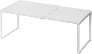Nxconsu Cabinet Shelf Expandable Organizer Riser Rack for Kitchen Pantry Cupboard Under Sink Countertop Home Organization Extra Storage Space Saver Heavy Duty Metal Edgeless Design White