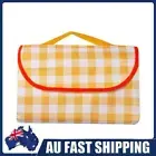 Foldable Picnic Mat Waterproof Oxford Cloth Camping Beach Pad (Yellow 150x200cm)