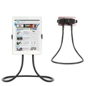 TechFlo Flexible Lazy Neck Mobile Phone Stand Bendable Holder for Tablets Phones