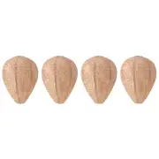 2X(4PCS Wasp Nest,Decoy Hanging Fake Wasp Nest Decoy Fake Trap Effective8074
