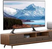 Tv Mounts Motorised Stand，TV Mounts,TV Stand TV Bracket Tabletop TV Stand Base with Tilt Universal TV Base with Height Adjustment Fits Most 27 to 65 Inch Flat Screen TVs TV Mount Stand for L