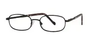 Reptile Skink Designer Reading Glasses in Matte Black ; +0.75