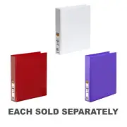 Quality Marbig 2 D Ring Clearview Insertable Binders A4 38mm Up to 300 Sheets