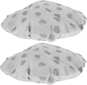 Minkissy 2pcs Conditioning Hair Caps Heat Cap and Tin Foil Hat Non-electric Self-heating Waterproof Static Electricity Free Perfect for
