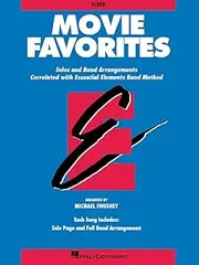 Hal Leonard Essential Elements Movie Favorites Flute Book