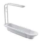 Sink Drain Shelf Convenient Drainable Convenient Adjustable Sink Rack Kitchen