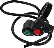 Three-in-one Motorcycle Handlebar Switch: Turn Signal Horn Headlight Control Quick Install Plastic Constructi
