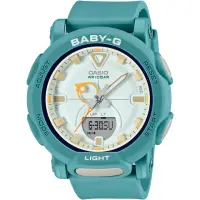 在飛比找momo購物網優惠-【CASIO 卡西歐】BABY-G 復古潮色時尚雙顯手錶 母