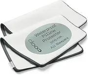 (King) - Coop Home Goods - Lulltra Hypoallergenic Zippered Pillow Protectors - 2 pack - Machine Washable - 15 Year Warranty (King)
