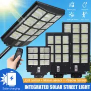 LED Solar Street Light w/ Remote Garden Road Lamp Industrial Security Road Bulb