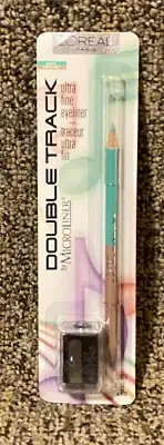 L'oreal Double Track by MicroLiner Ultra Fine Eyeliner ~ MINT MEDLEY