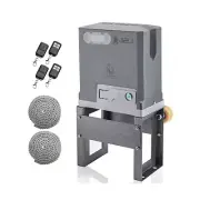 JIELI 3300 lb Automatic Sliding Gate Opener with 4 Remote Controls, Electric ...