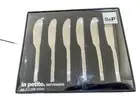 Salt & Pepper Set Of 6 Pate Knives, New