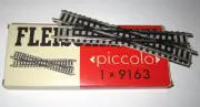 FLEISCHMANN 9163 N PICCOLO RIGHT HAND 15 DEGREE CROSSING TRACK CROSSOVER NOS NIB