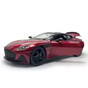 1:24 Aston Martin DBS Superleggera Model Car Diecast Toy Cars Men Collection Red