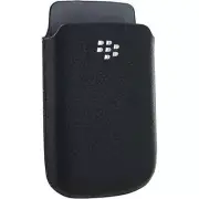 BLACKBERRY TORCH 9800 9810 OEM BLACK SLIM POCKET POUCH LEATHER CASE COVER SLEEVE