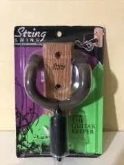 The Guitar Keeper Holder Hardwood Home Studio USA Made CC01K Secure Showcase