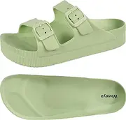 [Weweya] Arch Support Womens Sandals - Platform Recovery Sandals for Women - Adjustable Buckle Sandals