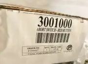 New - Potter Electric 3001000 Abort Switch Assembly Red Button