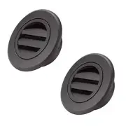 4 Inch Soffit Exhaust Vent, Aluminum Soffit Vents 4 inch 4 Inch-2PCS Black