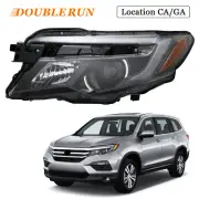 For 2016-2021 Honda Pilot/ Ridgeline 17-20 [Halogen Type] Headlight DRIVER (for: Honda)